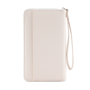 Cartera Larga Multifuncional <span class=keywords><strong>de</strong></span> PU con Textura <span class=keywords><strong>de</strong></span> Lichi, Funda para Pasaporte, Organizador <span class=keywords><strong>de</strong></span> Tarjetas y Boletos <span class=keywords><strong>de</strong></span> Avión para Mujer - Product Image 4