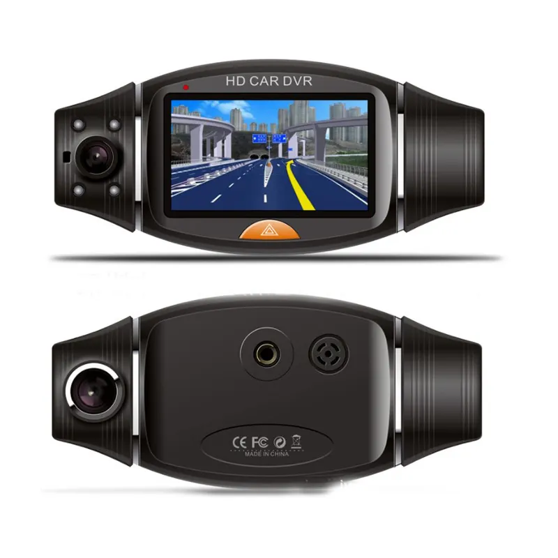 Kamera Dasbor Mobil Mini, Kamera Perekam Pandangan Belakang Mini R310 G-sensor, Kamera Dasbor Mundur dengan Layar Sistem Kamera Mobil