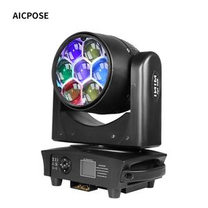 Luz Móvil AICPOSE Bee Eye 7x40 RGBW para Escenario, Luz Móvil con Zoom LED RGBW - Product Image 1