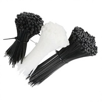 Kabel Ties Nylon Heavy Duty, Zip Ties PA66, Produsen OEM, Pengunci Otomatis, Warna Hitam, Pengikat Kabel Plastik, Supplier