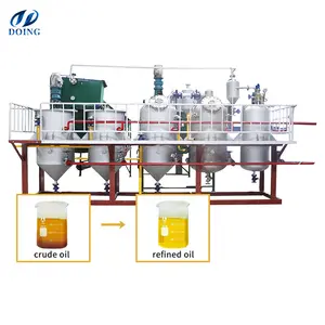 Máquina de refinación de aceite de palma de alta calidad para obtener aceite de palma más puro u otro aceite comestible