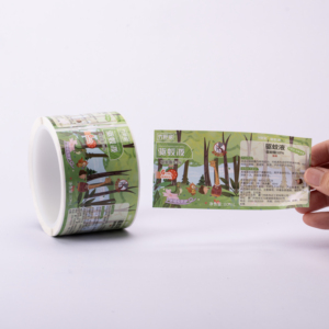 Etiqueta Personalizada com Logotipo Impressa, Adesivo de Vinil Impermeável Barato para Embalagens - Product Image 1