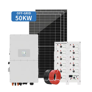 Sistemas de Baterías, Sistema <span class=keywords><strong>Solar</strong></span> Completo de 20kw, <span class=keywords><strong>Kit</strong></span> de Instalación para el Hogar, Sistema de Energía <span class=keywords><strong>Solar</strong></span> Híbrido Fuera de la Red - Product Image 1