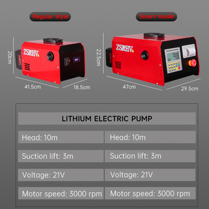 High-efficiency Portable <b>Pump</b> Lithium <b>Battery</b> Powered Kit Self-priming 21V 5-50L/min Flow Rate Aluminum High ZS-B20 Lithium Batt - Product Image 4