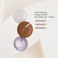 Appareil facial à micro-courant EMS PM155, lumière rouge 650 nm, lumière bleue 460 nm, massage par vibration, conduction liquide, 87 g, TYPE-C