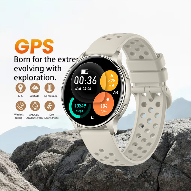 2026 Newest Ht43 Smart Watch 1.32 Inch Amoled Display 466X466 Resolution 3Atm Waterproof Aluminum Alloy Silica Gel Band Unisex