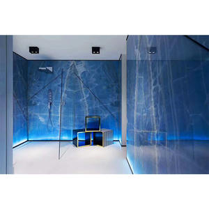 Натуральный камень синий оникс мраморные блоки Натуральный Камень Плиты полированный оникс Камень - Product Image 6