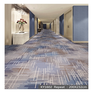 Moquette murale en rouleau de laine bleue de qualité supérieure, 80 % laine 20 % nylon, pour hôtels, chambres King et Twin, et chambres d'hôtes - Product Image 5
