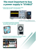 Fuente de Alimentación CC de un Canal OWON SPE3103 SPE6103, Ajustable para Laboratorio, Pantalla LCD de 2.8 Pulgadas, Entrada de 220V, Salida de 60V, 10A