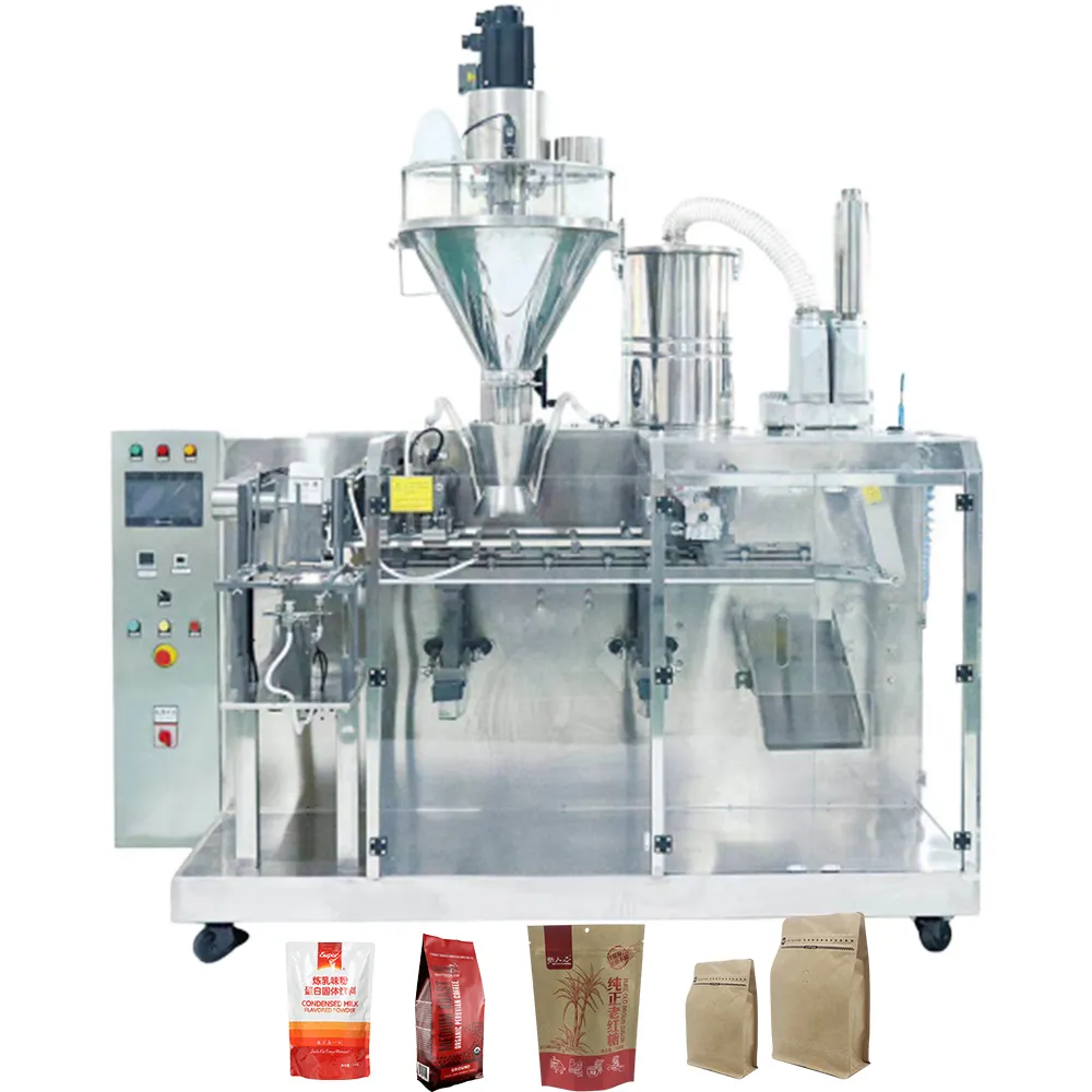Компактная автоматическая многофункциональная упаковочная машина для фасовки молочного чая, сывороточного белка, кофе, дой-Пак, упаковочная машина для порошка