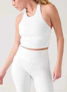 Logo personnalisé Nouveau Gym Top Fitness Sexy Strap Ouvert Dos Croisé Yoga Sport Soutien-Gorge pour les Femmes Respirant et Écologique 1 Pièce - Product Image 4