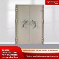 Portes anti-explosion en acier pour usines pharmaceutiques, portes battantes anti-feu, anti-humidité et hermétiques pour entrepôts de pétrole et usines chimiques