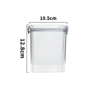 厨房干粮密封罐带盖盒可堆叠食品储存容器套装 - Product Image 5