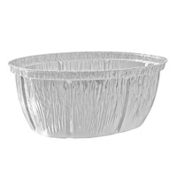 Conteneur en aluminium écologique, bac à barbecue, assiette en aluminium, bol jetable en aluminium ovale