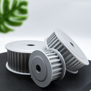 Toptan Özel Kasnak Tekerleği HTD 3M 5M 8M 14M 20M AT5 AT10 CNC İşlemeli Alüminyum Zamanlama Kasnakları - Product Image 1