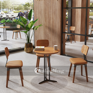 Nouvelle Arrivée Mobilier de Restaurant Style Café Tables et Chaises de Restaurant Tables et Chaises de Café en Métal Fer Table à Manger - Product Image 3