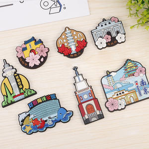 Magnet Kulkas Promosi Ramah Lingkungan Anti Air 3D Nama Kota Negara dari Karet PVC Lembut Berkualitas Tinggi untuk Turis - Product Image 4