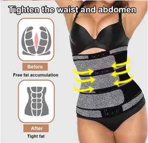 Ceinture Corset Amincissante 3 Crochets pour Femmes – Gaine Ventre Plat et Sculptante pour l'Entraînement et la Perte de Poids - Product Image 2