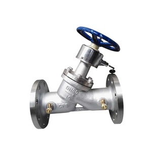 Robinet numérique en acier inoxydable 304 DN100 PN16 pour équilibrage d'eau froide et chaude en système CVC - Product Image 1