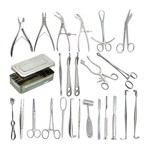 Juego Completo de Instrumentos Médicos Manuales de Acero Inoxidable Alemán de Calidad de Exportación para Cirugía Ortopédica Básica y Mayor, con Certificación CE - Product Image 1