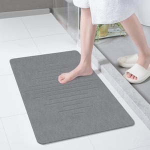 Alfombra de Baño Moderna Hecha a Máquina de Tierra de Diatomeas, de Secado Rápido, Antideslizante y Ecológica - Product Image 1