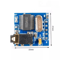 Module de synthèse vocale Prononciation humaine TTS texte-parole SYN6288 Prend en charge plusieurs commandes de contrôle
