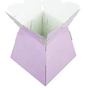 Biểu Tượng Tùy Chỉnh Floral <span class=keywords><strong>Flower</strong></span> Bouquet Hộp Giấy Cho Flowwers Nhà Máy Sinh Thái Thân Thiện Bouquet Hộp Vận Chuyển Nước Proof Tái Chế - Product Image 4