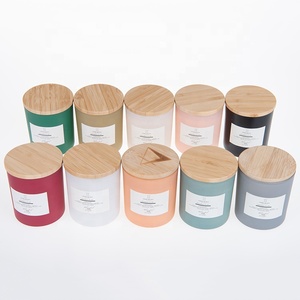 Big Luxury Branded Perfumed Essential Oil 100% Soy Wax Glass Jar Spa <strong>Candle</strong> - Product Image 2