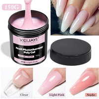 Kit de Vernis Gel d'Extension Ongles en Poly Professionnel pour Salon ou Usage Personnel, Vente en Gros, avec Boîtes de Rangement