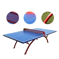 Table de tennis de table de haute qualité, portable, de taille standard, résistante à l'usure, conforme aux normes SMC, pour les passionnés de tennis de table