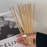 Pailles à boire jetables flexibles biodégradables en bagasse de canne à sucre