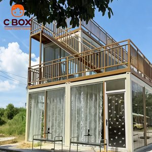 Cbox - Oficina Prefabricada Personalizada, Hotel de 2 Pisos, Unidades Modulares de Vivienda, Bar, Cafetería con Balcón en la Azotea, Casa Contenedor en Paquete Plano - Product Image 3