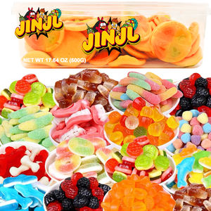 Fabrik-Großhandel Verpackte Süße Gemischte Fruchtgeschmack <span class=keywords><strong>Pizza</strong></span>-Gelatine-Gummibonbons EN71-Zertifiziert <span class=keywords><strong>Halal</strong></span> Weihnachten Halloween - Product Image 1