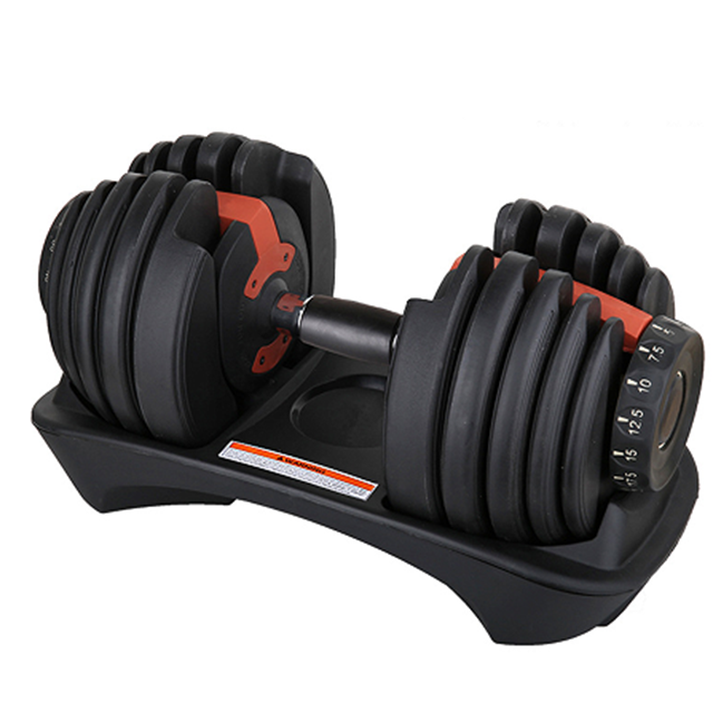 24KG (52.5LB) Adjustable Dumbbell Set – Custom Logo Free Weights for Bodybuilding, Strength Training & Home Gym Fitness - View 3