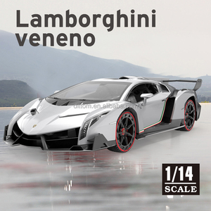 1:14 Scale <strong>Lamborghini</strong> Veneno Metal Sport <strong>Car</strong> Model 2.4G RC Racing <strong>Car</strong> 4-Channel <strong>Remote</strong> <strong>Control</strong> 20m Range Manual Door Opening - Product Image 5