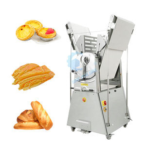 Machine à croissants grande capacité, <span class=keywords><strong>laminoir</strong></span> à pâte électrique pour pâtisserie feuilletée - Product Image 3