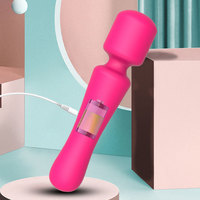 Masseur corporel électrique rechargeable AV Wand avec 10 modes de vibration, jouet sexuel pour femmes, masseur manuel pour le clitoris féminin