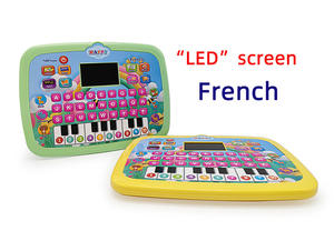Máquinas de aprendizaje de punto de pantalla LED francesa letras educativas palabras almohadillas de aprendizaje niños aprendizaje tableta chico tabletas para niños - Product Image 4