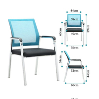 Chaises de réunion de bureau ergonomiques de luxe en chrome en gros, chaises empilables pour la réception, chaises de classe ergonomique commerciales