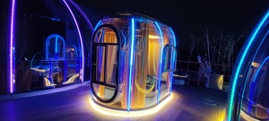 โดมโพลีคาร์บอเนตสำหรับห้องโดยสารที่เต็มไปด้วยดวงดาวในเยอรมันซึ่งสามารถทำให้2คนโรแมนติกได้เพลิดเพลินกับวิว360-dregree ดาว - Product Image 4