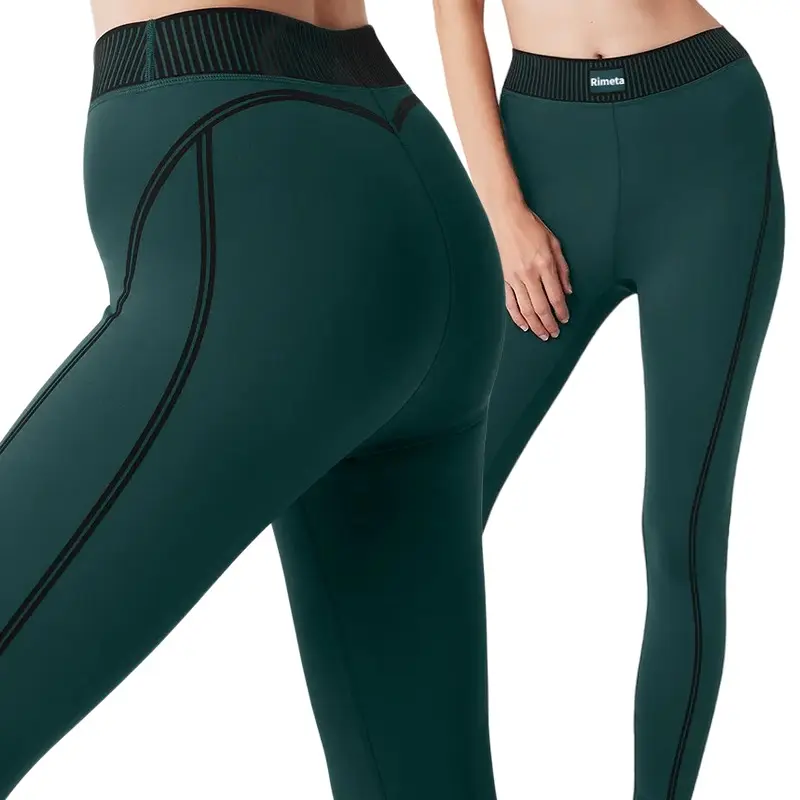 2024 individuell nahtlose Sporthose recycelte Leggins nvgtn hohe Taille Fitnessstudio Yoga zerknittert Leggins für Damen Großhandel