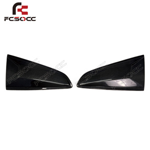 2015-2018 cho Ford <span class=keywords><strong>Mustang</strong></span> sợi carbon bên cửa sổ TRIM Bìa New phía sau Bumper body kit bao gồm Side phía sau cửa sổ màn trập TRIM - Product Image 3