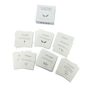 Cartes d'affirmation personnalisées avec versets bibliques encourageants, imprimées en offset sur papier avec boîte magnétique rigide - Product Image 3