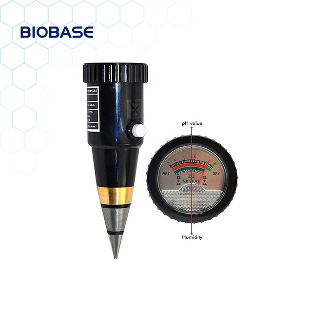 BIOBASE BSA-60 3~8 PH Soil PH Meter 1~8% Soil Moisture Meter Digital Combined Soil PH and Moisture Meter