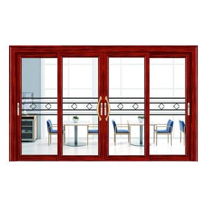 Cửa Trượt Với Glass Bảng Điều Chỉnh Tiêu Chuẩn Trượt Cửa Kính Kích Thước Thiết Kế Mới Upvcsliding Cửa Thanh Màu Đen Màu - Product Image 3