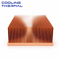 Pendingin Aluminium Kustom 60*60*20mm dengan Sirip Beralur Kepadatan Tinggi