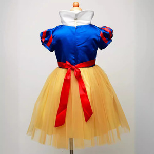 ชุดสโนว์ไวท์สำหรับเด็กผู้หญิง ผ้าทูลล์ทรงเอไลน์ ชุดคอสเพลย์ ชุดแสดง - Product Image 3