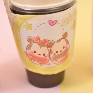 Porte-gobelet à café personnalisé élégant de haute qualité, en toile, durable, à motifs - Product Image 5