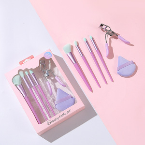 Juego <span class=keywords><strong>de</strong></span> 6 <span class=keywords><strong>brochas</strong></span> <span class=keywords><strong>de</strong></span> <span class=keywords><strong>maquillaje</strong></span>, corrector, rubor, sombra <span class=keywords><strong>de</strong></span> ojos, rizador <span class=keywords><strong>de</strong></span> pestañas, esponja <span class=keywords><strong>de</strong></span> belleza, herramientas <span class=keywords><strong>de</strong></span> <span class=keywords><strong>maquillaje</strong></span> - Product Image 4