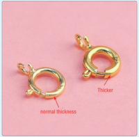 Bijoux en argent sterling, fermoir à ressort, boucle S925, vente en gros pour la fabrication d'accessoires de chaîne